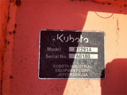 2015 KUBOTA BT2914 BUCKET