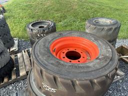 12-16.5 TIRES ON BOBCAT WHEELS