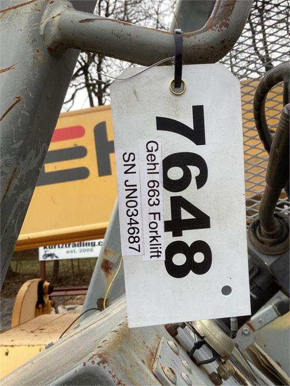 2000 GEHL 663 TELEHANDLER