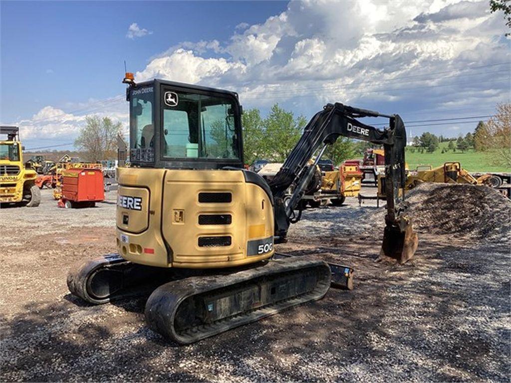 2016 DEERE 50G MINI EXCAVATOR