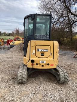 2017 DEERE 35G MINI EXCAVATOR