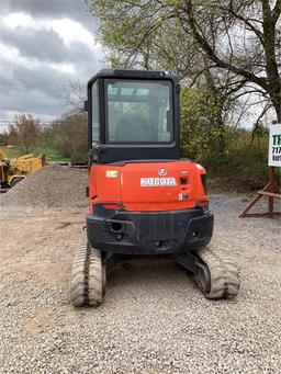 2018 KUBOTA U35-4 MINI EXCAVATOR