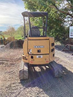 2017 DEERE 26G MINI EXCAVATOR