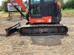 2022 KUBOTA U55-5 MINI EXCAVATOR