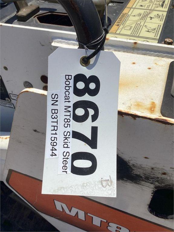 2018 BOBCAT MT85 SKID STEER LOADER