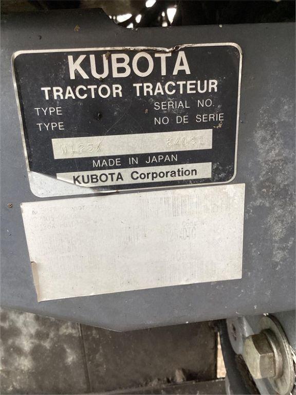 2007 KUBOTA M125X FARM TRACTOR