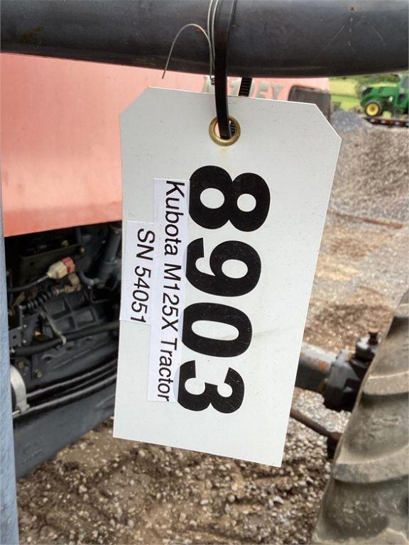 2007 KUBOTA M125X FARM TRACTOR