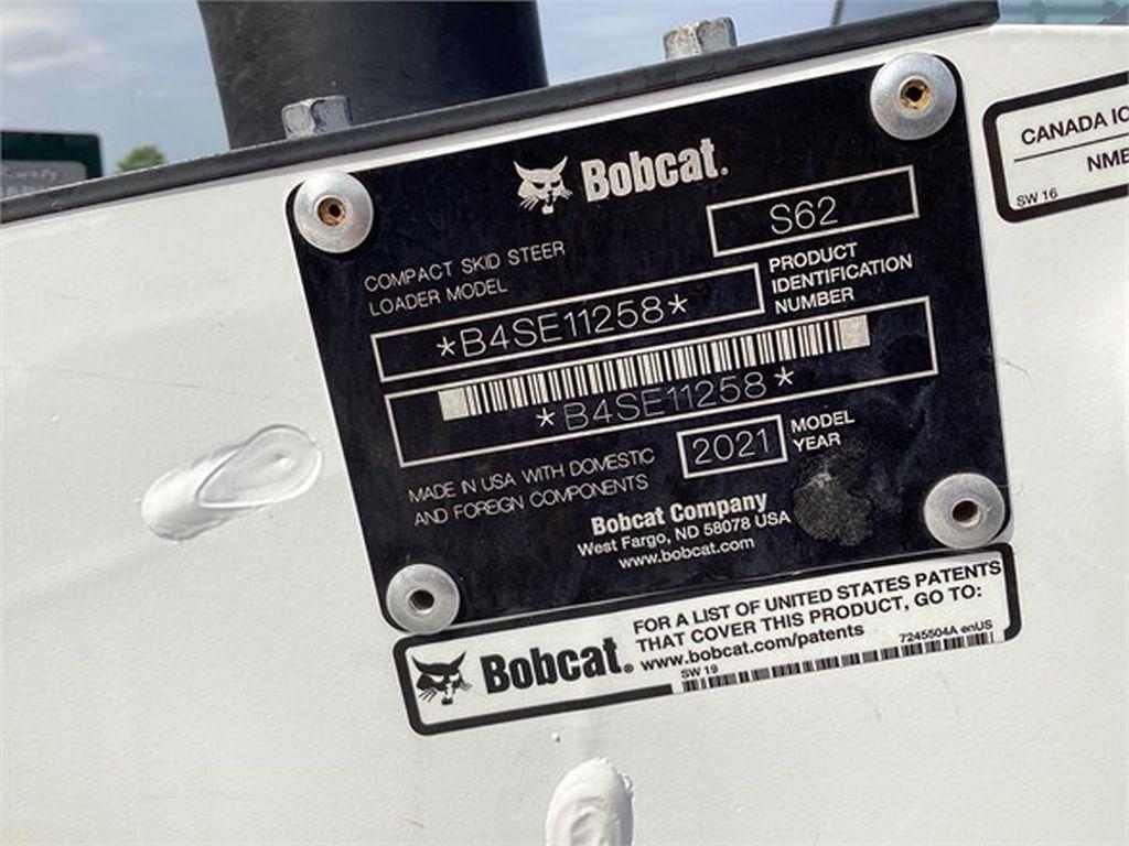 2021 BOBCAT S62 SKID STEER LOADER