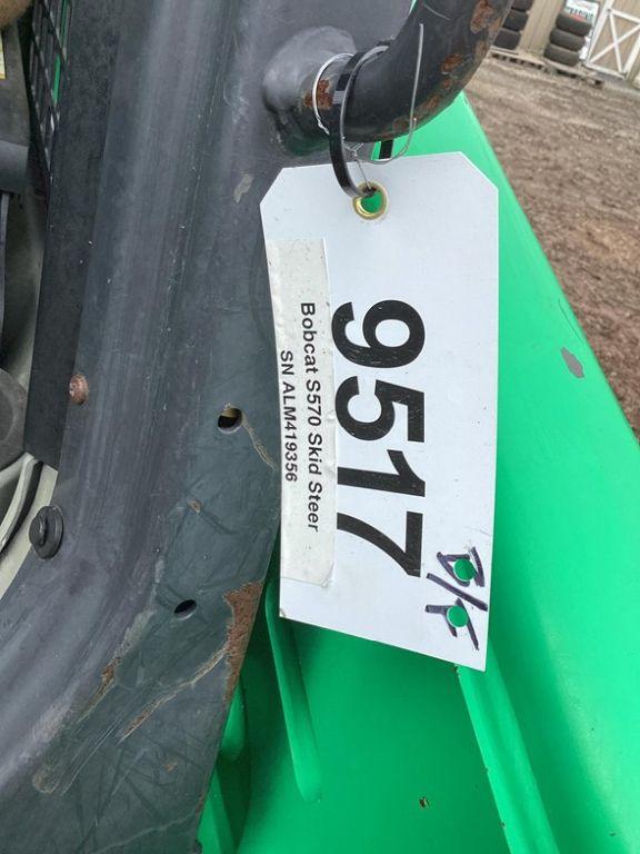 2018 BOBCAT S570 SKID STEER LOADER