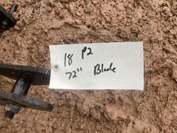 72" 3PT BLADE FOR COMPACT TRACTORS