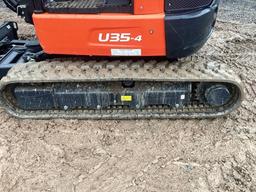 2023 KUBOTA U35-4 MINI EXCAVATOR