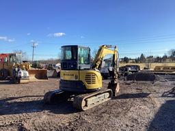 2018 YANMAR VIO55-6A MINI EXCAVATOR