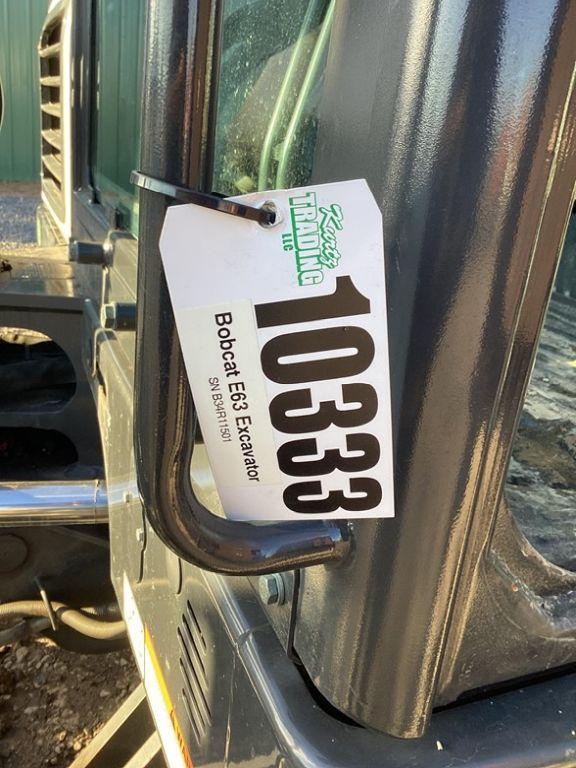 2016 BOBCAT E63 EXCAVATOR