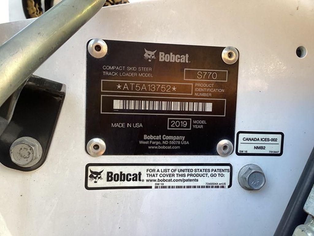 2019 BOBCAT S770 SKID STEER