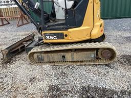2016 DEERE 35G EXCAVATOR