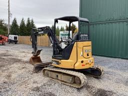 2016 DEERE 35G EXCAVATOR