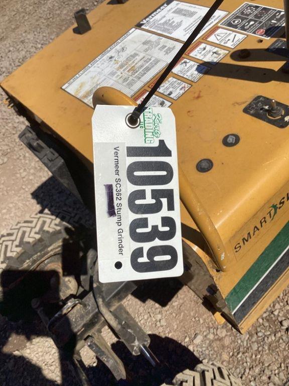 2017 VERMEER SC362 STUMP GRINDER