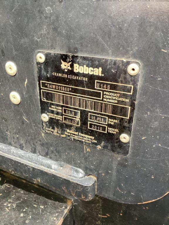 2020 BOBCAT E145 EXCAVATOR