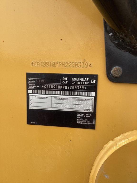 2018 CATERPILLAR 910M WHEEL LOADER