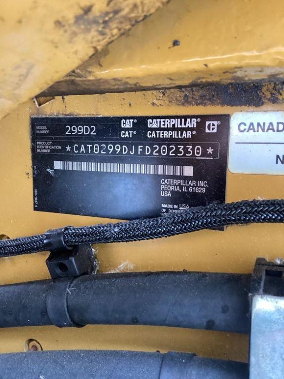 2018 CATERPILLAR 299D2 SKID STEER