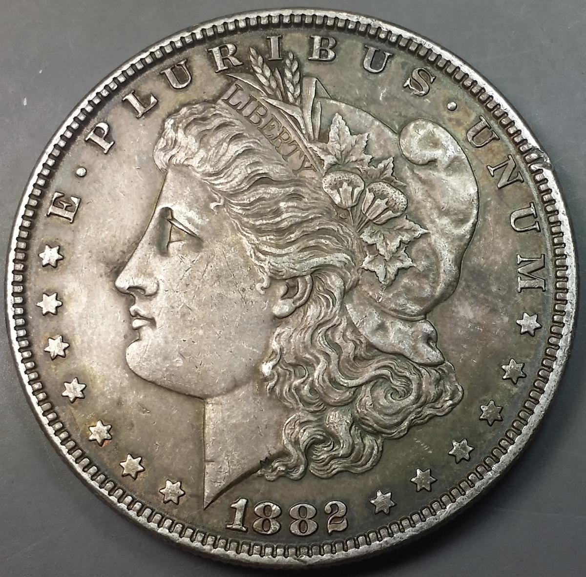 1882p Morgan Silver Dollar