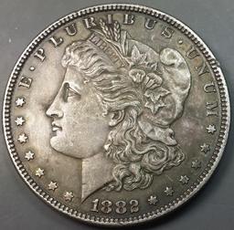 1882p Morgan Silver Dollar