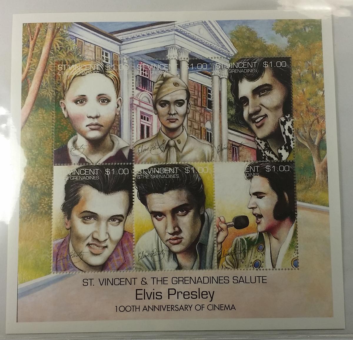 ELVIS Commemorative Stamps Set (o)