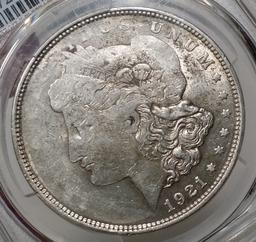 1921-p Morgan Dollar -MAJOR ERROR