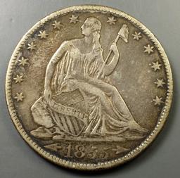1855-O Seated Half-Dollar