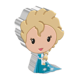 Disney Frozen - Elsa 1oz Silver Chibi(R) Coin