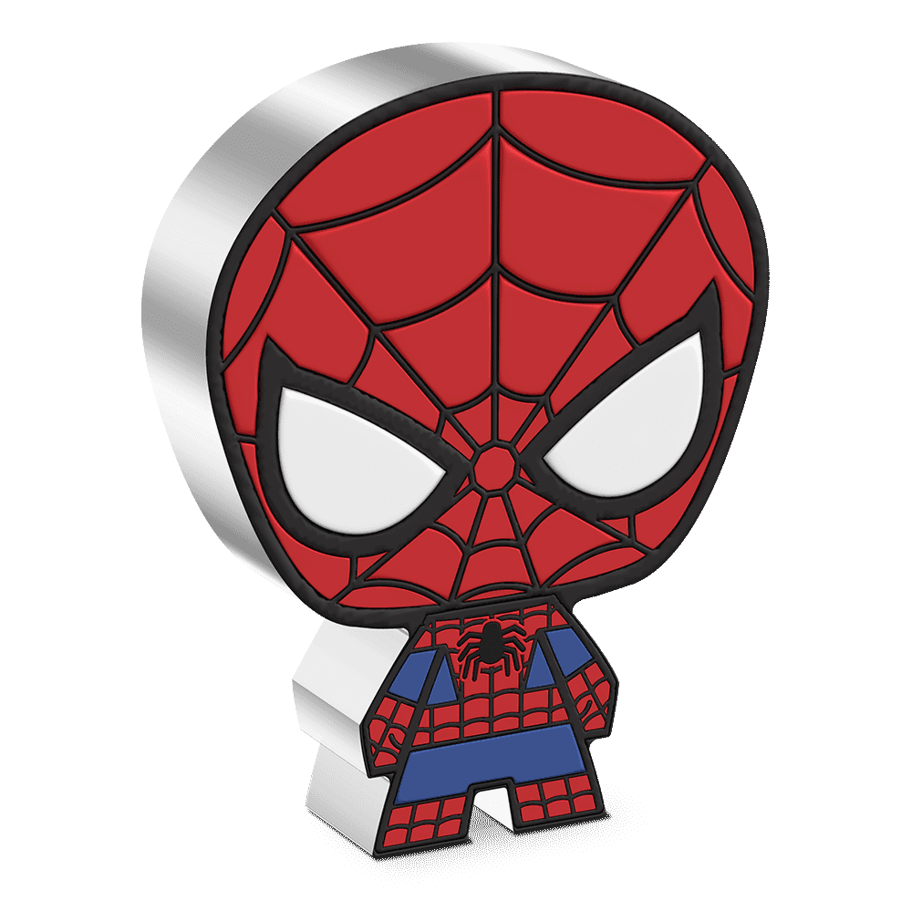 Marvel - Spider-Man 1oz Silver Chibi(R) Coin