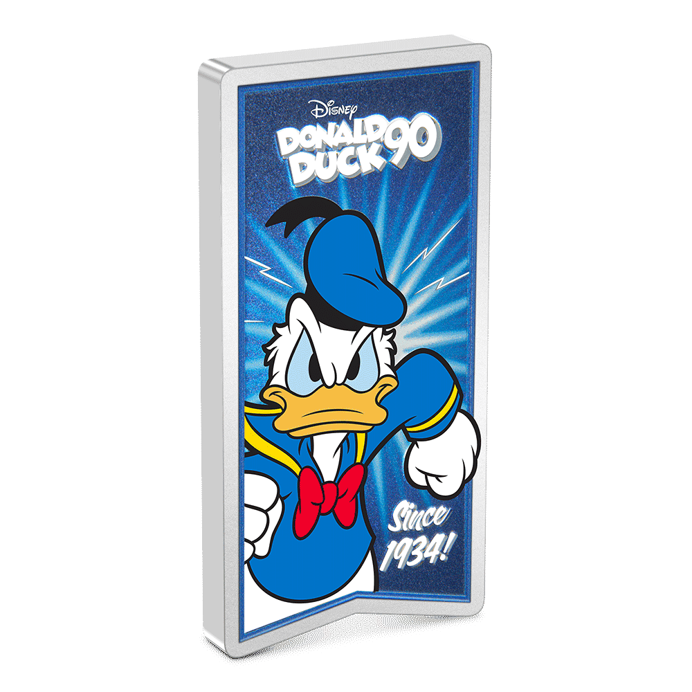Disney Donald Duck 90th - Wise Quackin' Since 1934 1oz Silver Coin