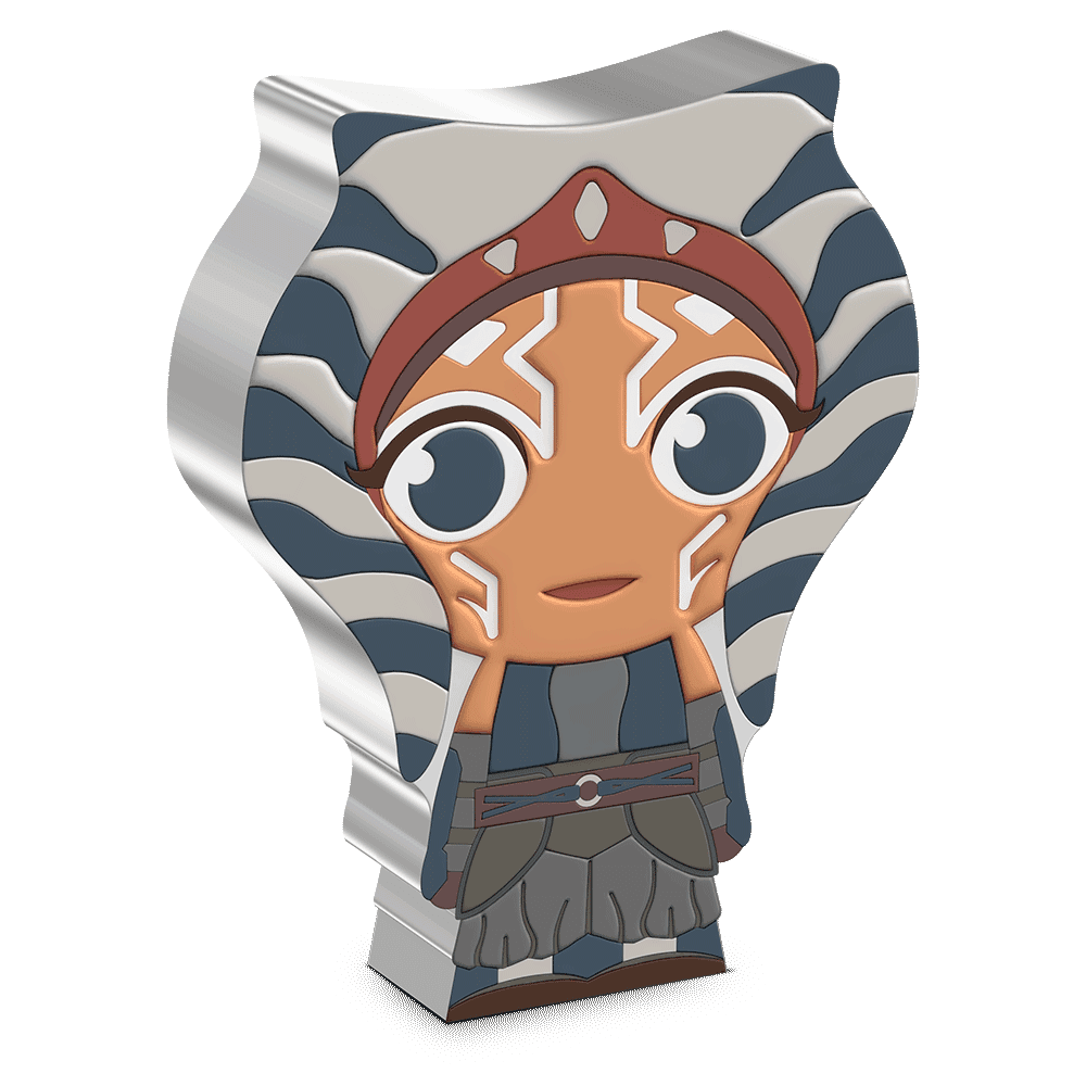 The Mandalorian(TM) Ahsoka Tano(TM) 1oz Silver Chibi(R) Coin