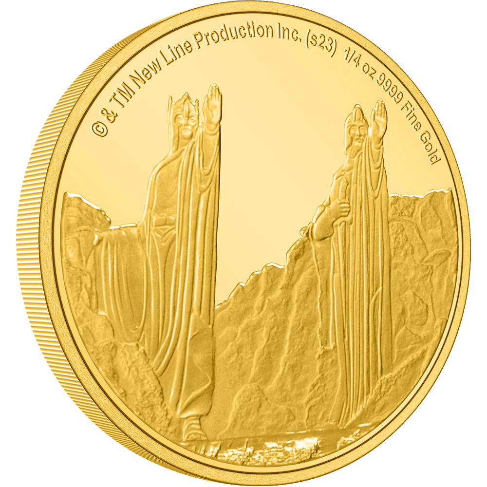 THE LORD OF THE RINGS(TM) ? Argonath 1/4oz Gold Coin