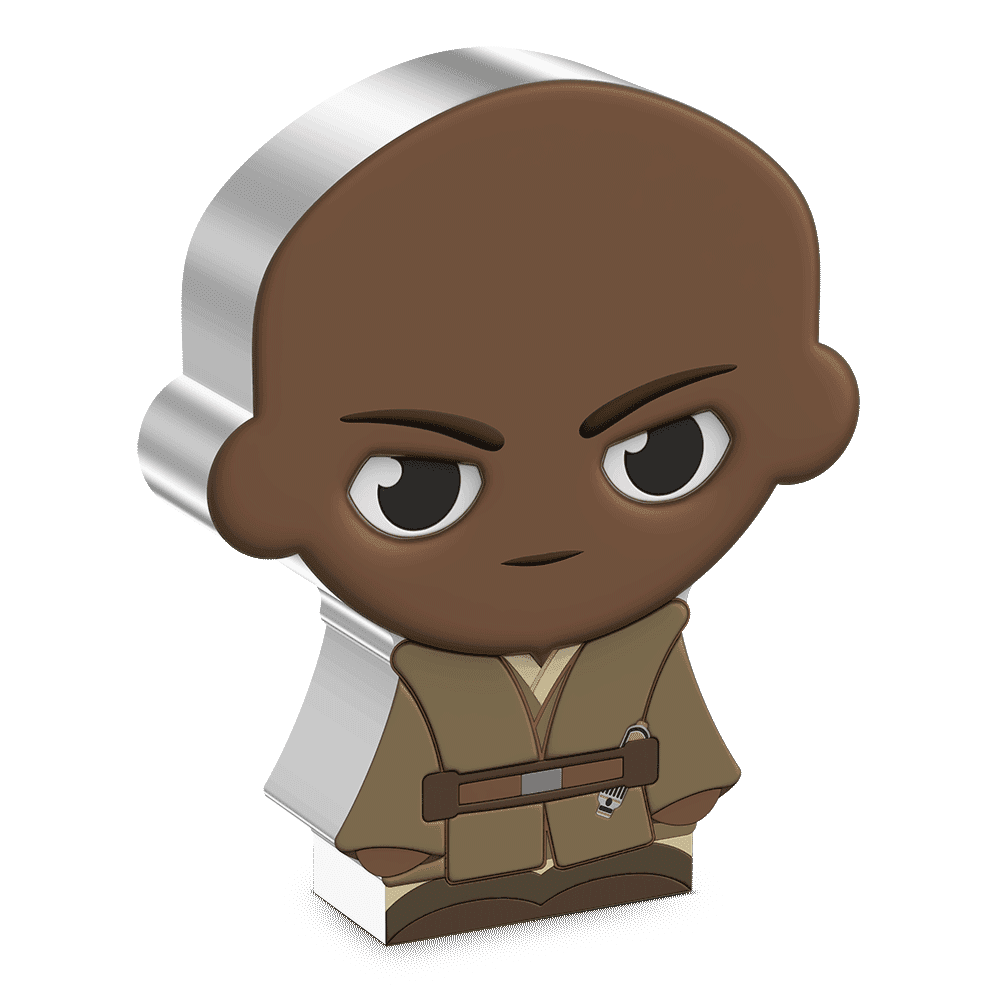 Star Wars(TM) Mace Windu(TM) 1oz Silver Chibi(R) Coin