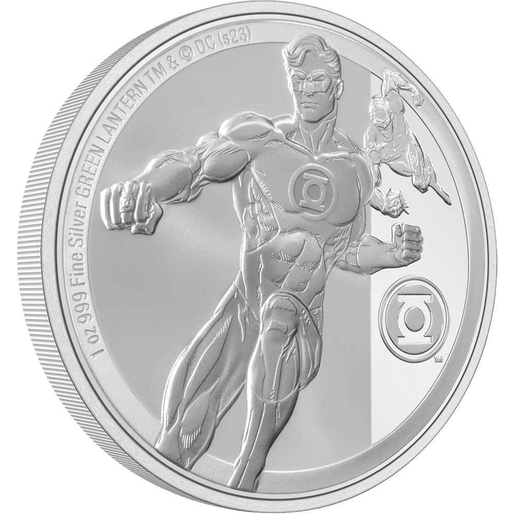 GREEN LANTERN(TM) Classic 1oz Silver Coin