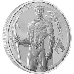 AQUAMAN(TM) Emblem 1oz Silver Coin
