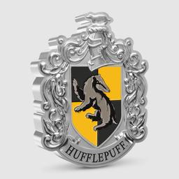 HARRY POTTER Hufflepuff Crest 1oz Silver Coin