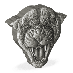 Fierce Nature - Leopard 2oz Silver Coin