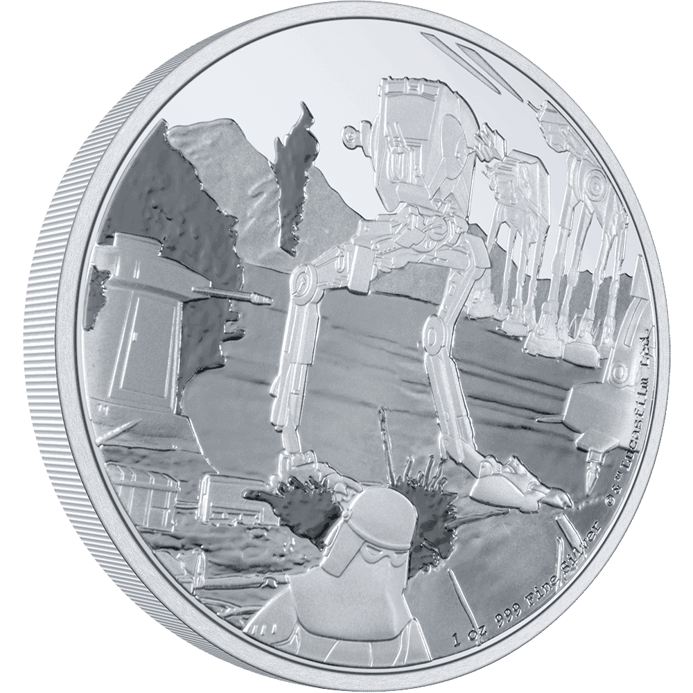 Star Wars(TM) - AT-ST WALKER(TM) 1oz Silver Coin