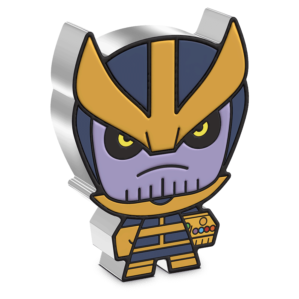 Marvel - Thanos MEGA Chibi(R) 2oz Silver Coin