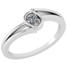 CERTIFIED 1.06 CTW G/VVS1 ROUND (LAB GROWN Certified DIAMOND SOLITAIRE RING ) IN 14K YELLOW GOLD