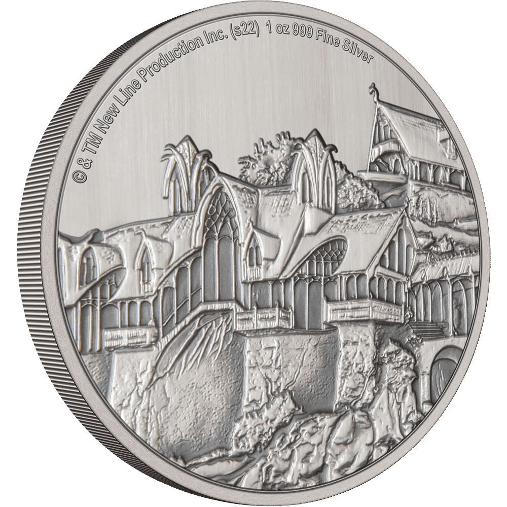 THE LORD OF THE RINGS(TM) - Rivendell 1oz Silver Coin