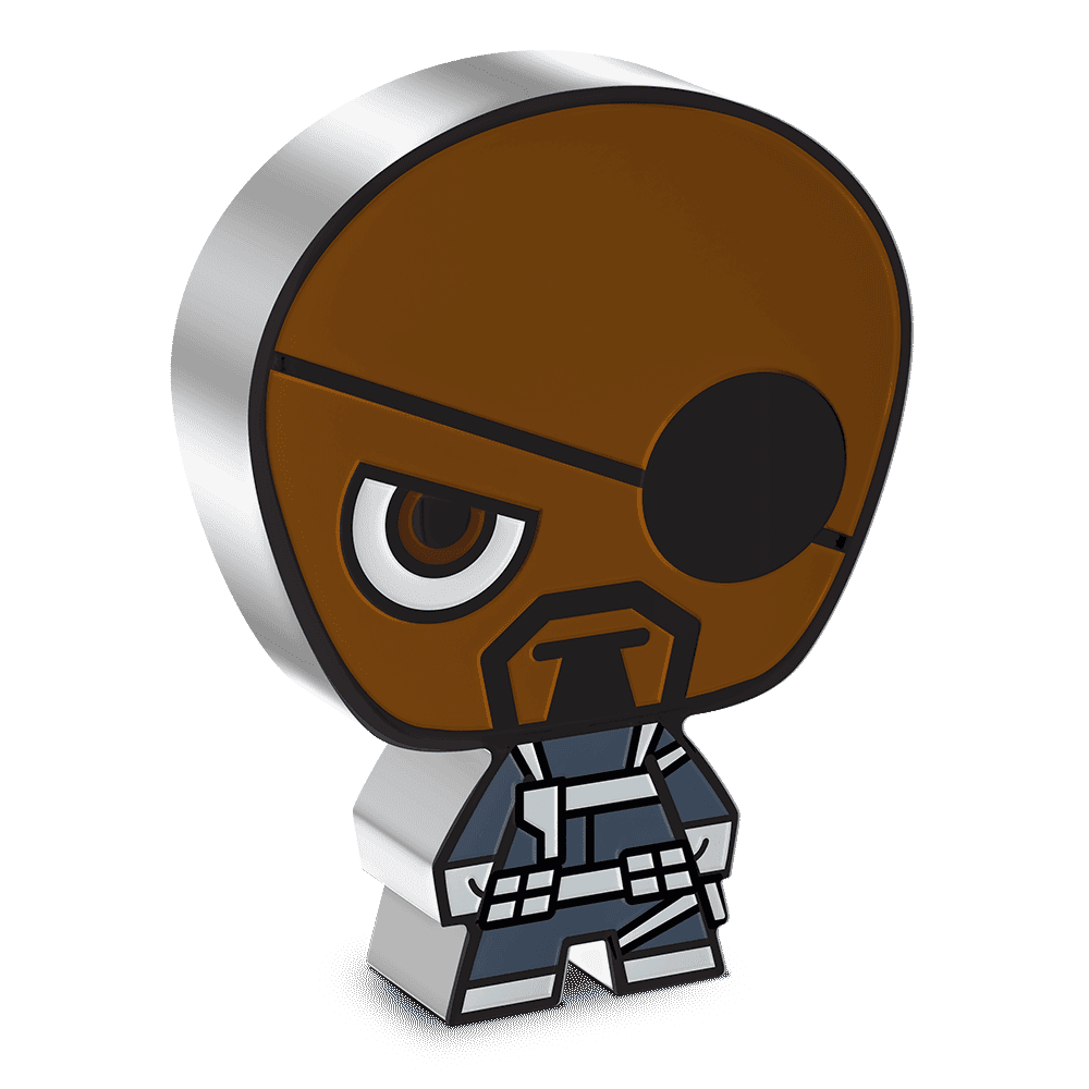 Marvel - Nick Fury 1oz Silver Chibi(R) Coin