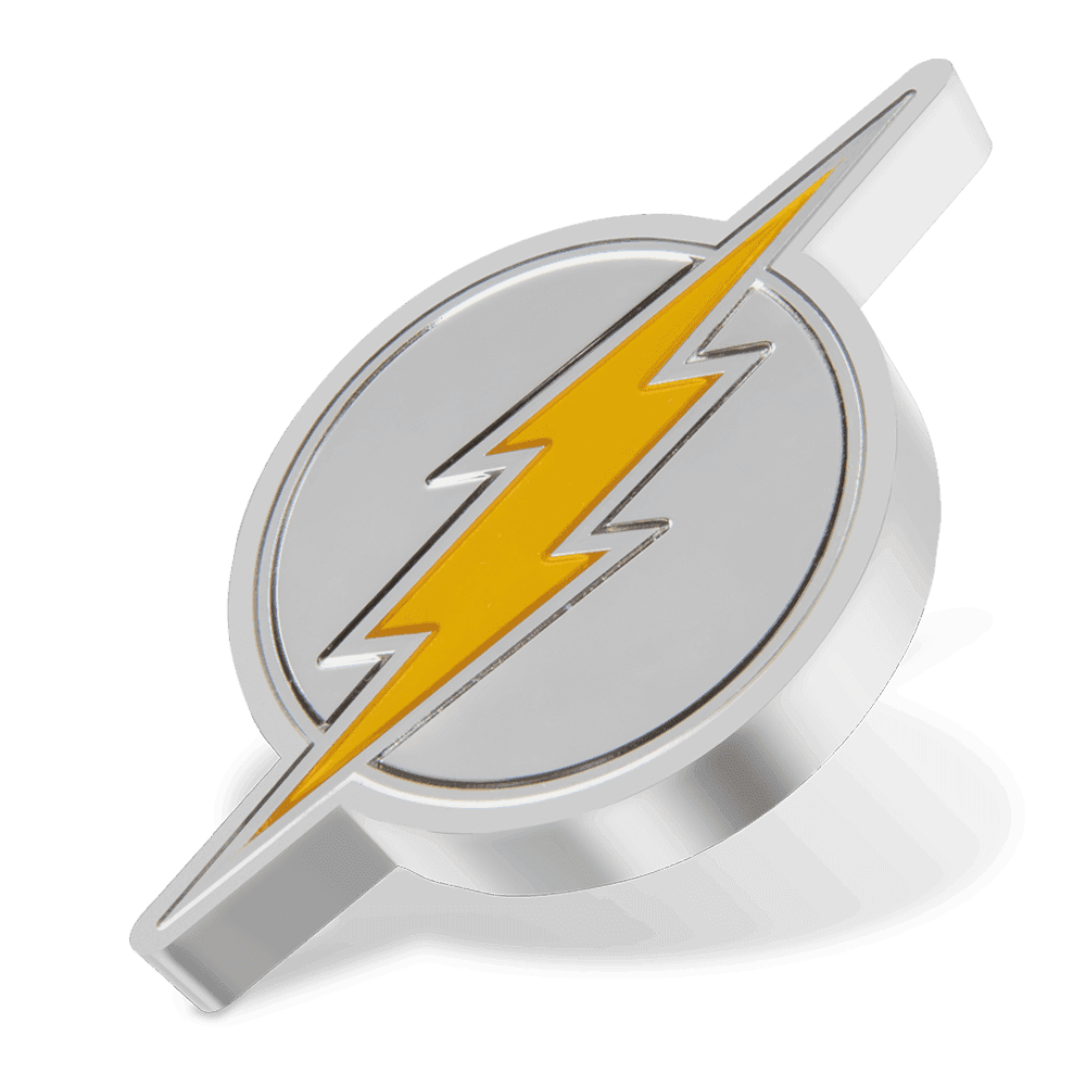 THE FLASH(TM) Emblem 1oz Silver Coin