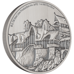 THE LORD OF THE RINGS(TM) - Rivendell 1oz Silver Coin