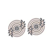 5.60 Ctw VS/SI1 Diamond 14K Rose Gold Stud Earrings ALL DIAMOND ARE LAB GROWN