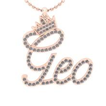 0.70 Ctw VS/SI1 Diamond 14K Rose Gold Necklace(ALL DIAMOND ARE LAB GROWN )