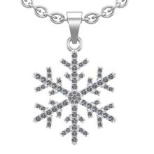 1.20 CtwVS/SI1 Diamond 14K White Gold Pendant (ALL DIAMOND ARE LAB GROWN )