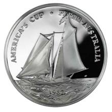 Samoa 1987 Five Ounce Silver PF America's Cup